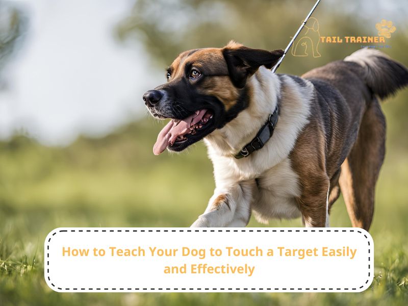 How to Teach Your Dog to Touch a Target Easily and Effectively